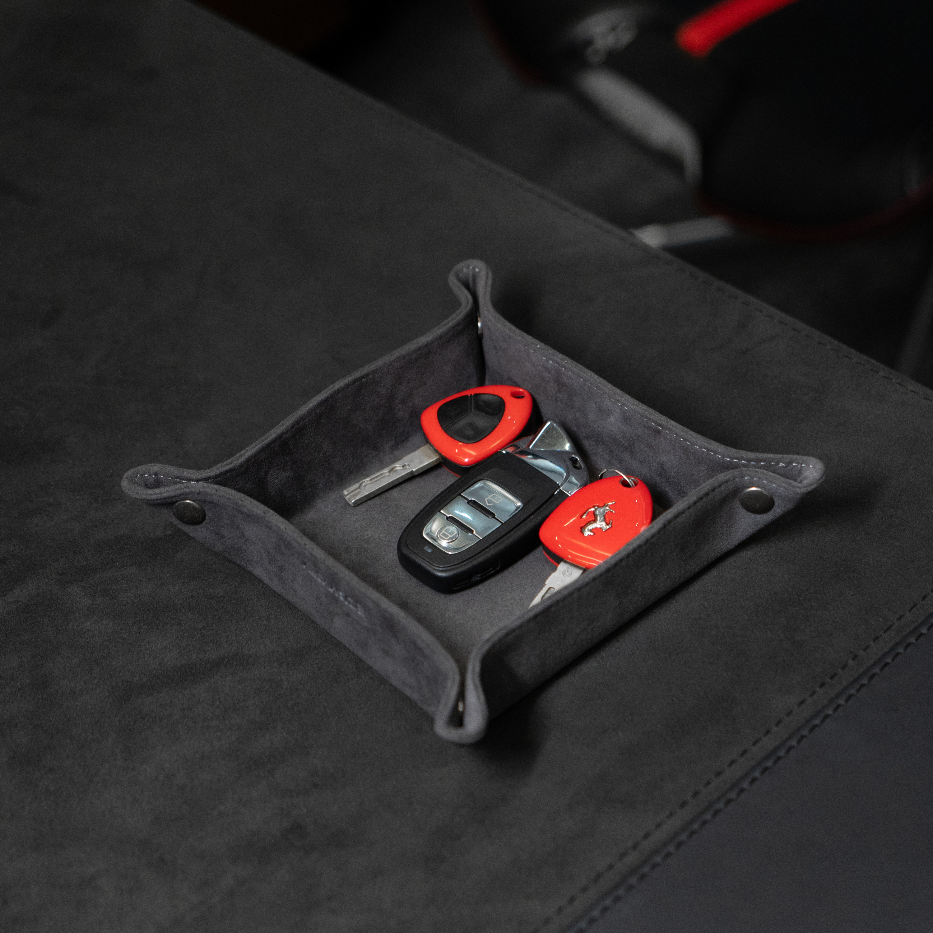 Alcantara Tray - Space Grey