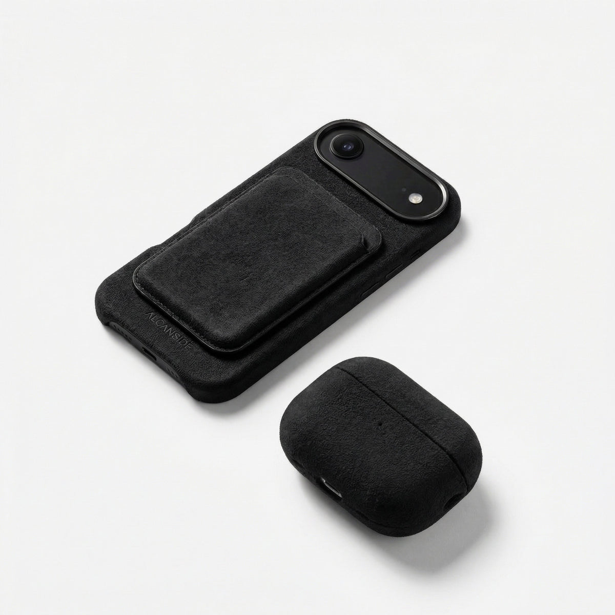 iPhone 17 Air Alcantara Case Deep Black