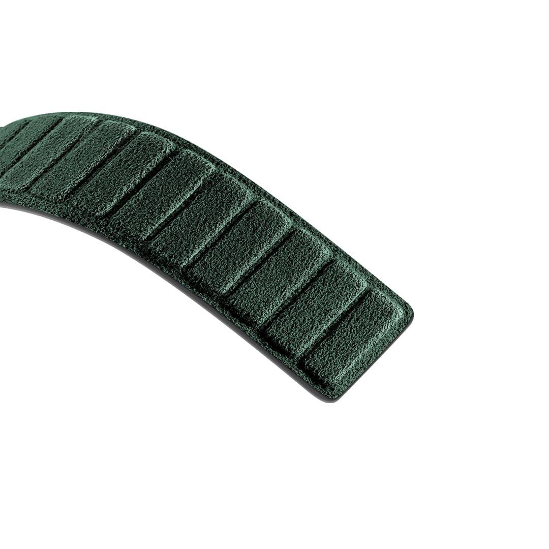 Alcantara Apple Watch Band - Midnight Green - 42/44/45/46mm & Ultra (49mm)