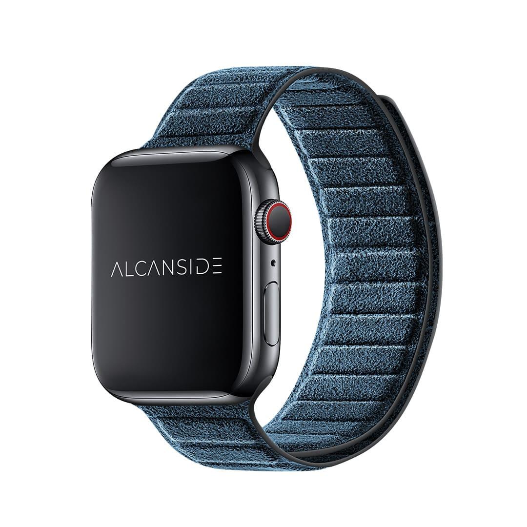 Alcantara Apple Watch Band - Ocean Blue - 38/40/41/42mm - Alcanside