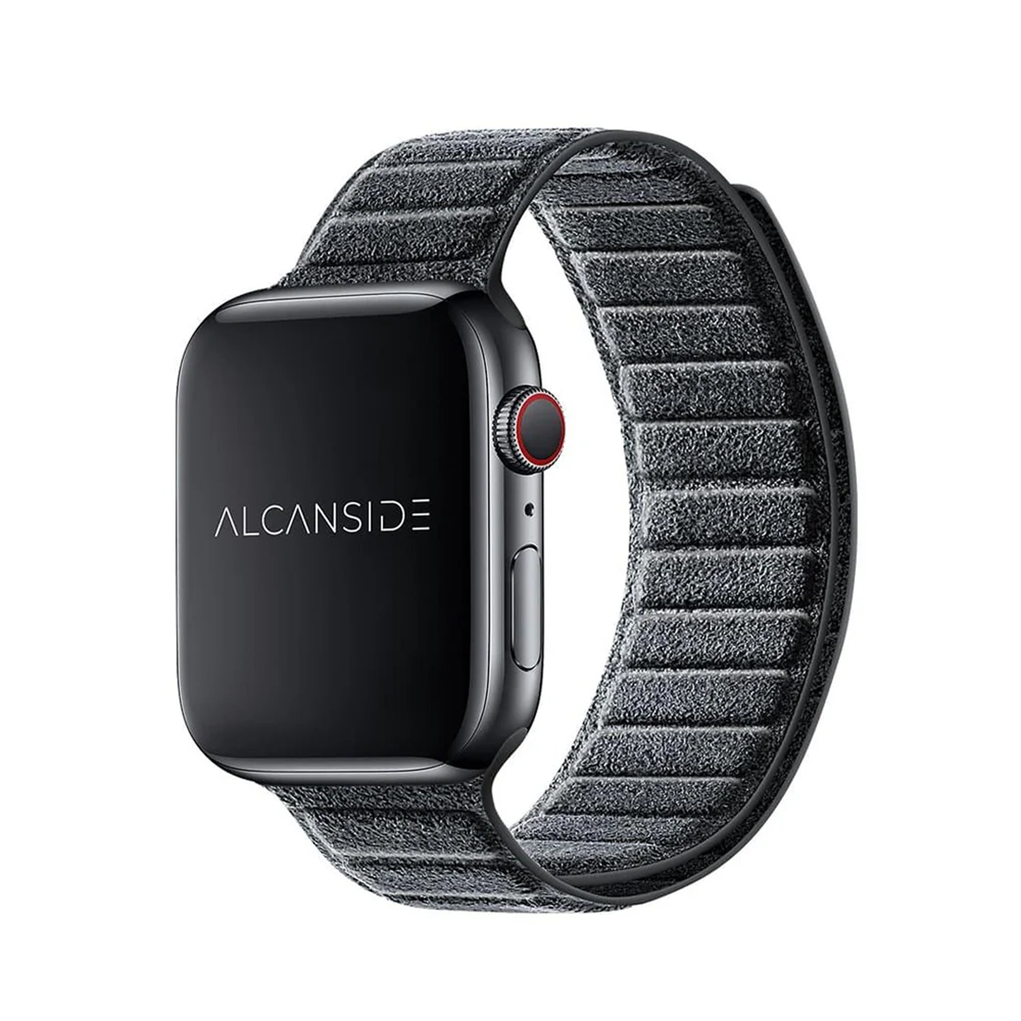 Alcantara Apple Watch Band - Space Grey - 42/44/45/46mm & Ultra (49mm) - Alcanside