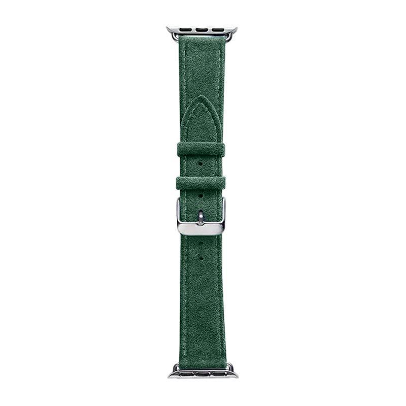 Alcantara Apple Watch Band With Buckle - Midnight Green - 38/40/41/42mm - Alcanside