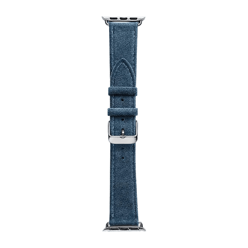 Alcantara Apple Watch Band With Buckle - Ocean Blue - 38/40/41/42mm - Alcanside