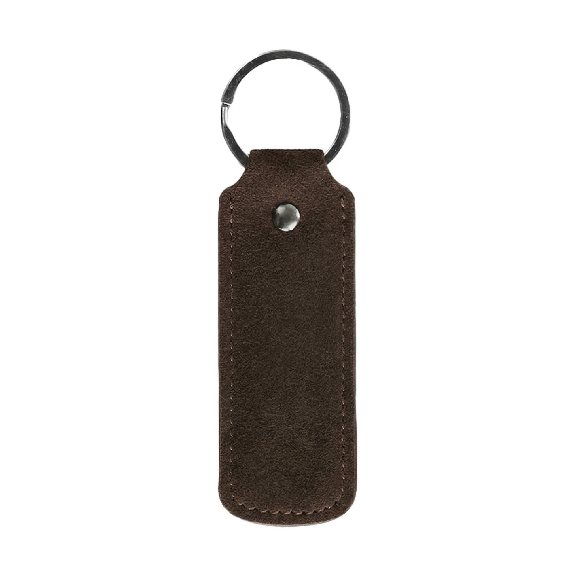 Alcantara Keychain - Chocolate Brown - Alcanside