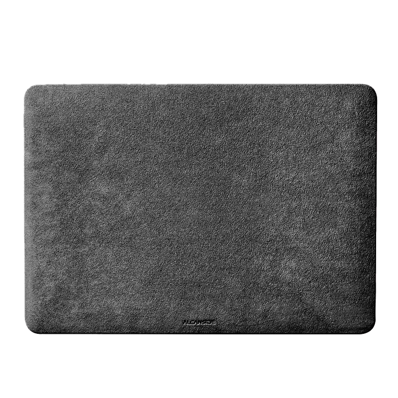 Alcantara MacBook Pro & Pro Max Cover - For 16 inch (2021 - 2024) - Space Grey - Alcanside