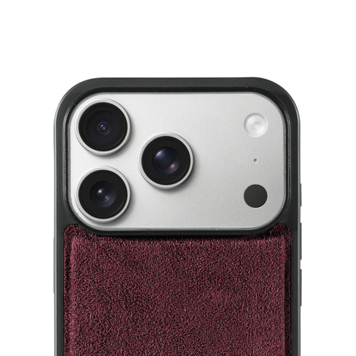 iPhone 17 Pro - Alcantara Back Cover - Wine Red