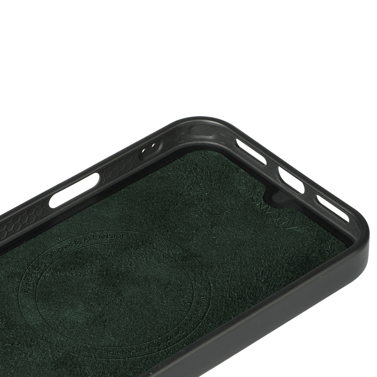 iPhone 17 Pro - Alcantara Back Cover - Midnight Green