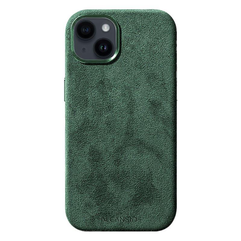 iPhone 15 Plus - Alcantara Case - Midnight Green - Alcanside