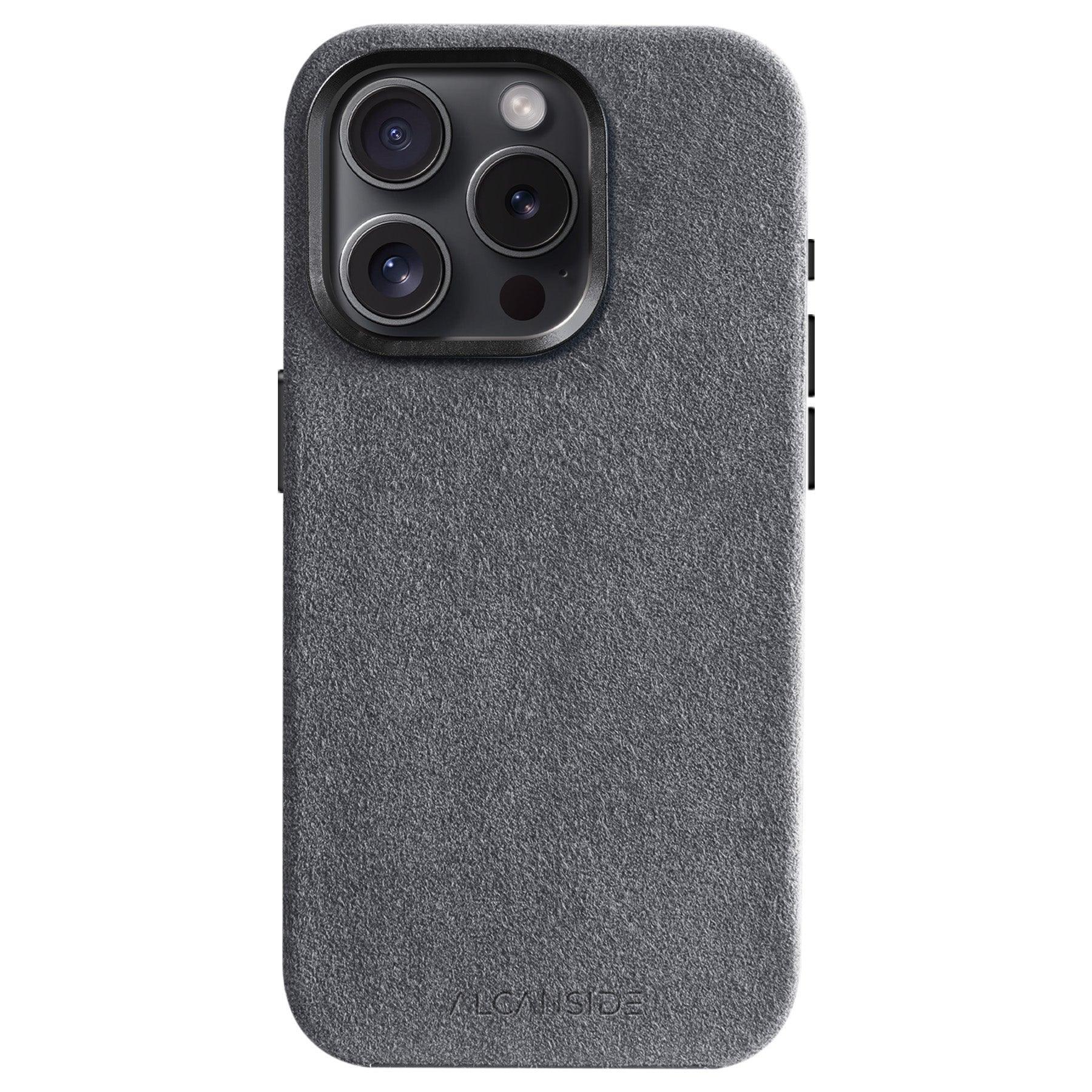 iPhone 15 Pro Max - Alcantara Case - Nardo Gray - Alcanside