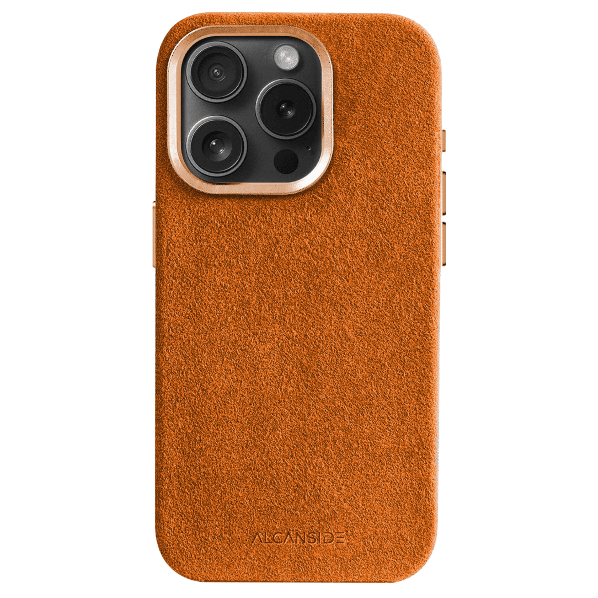 iPhone 15 Pro Max - Alcantara Case - Orange - Alcanside