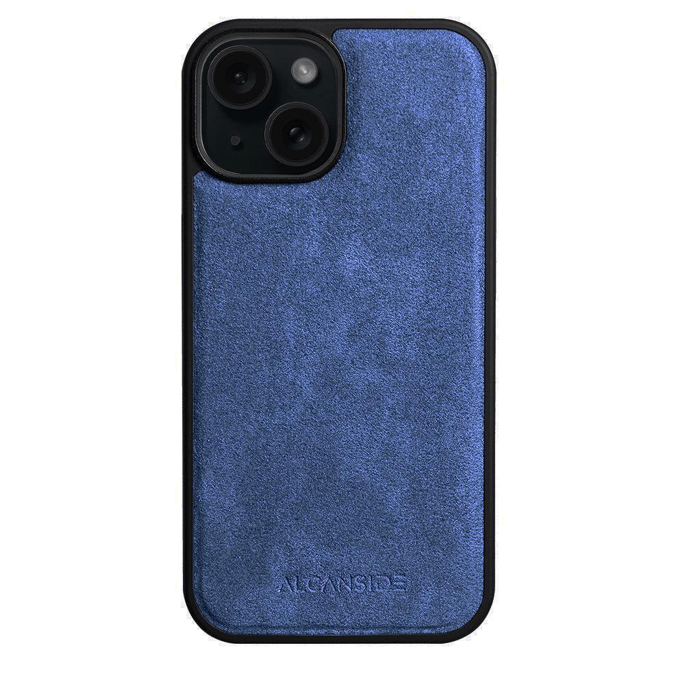 iPhone 16 Plus - Alcantara Back Cover - Ocean Blue - Alcanside