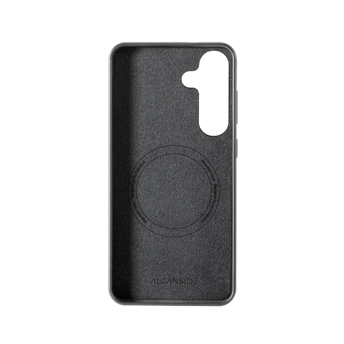 Samsung Galaxy S25 - Alcantara Back Cover - Space Grey - Alcanside