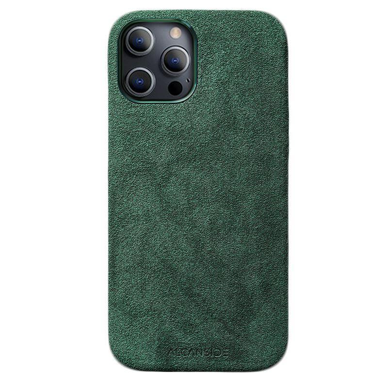 iPhone 12 Pro Max - Alcantara Case - Midnight Green - Alcanside