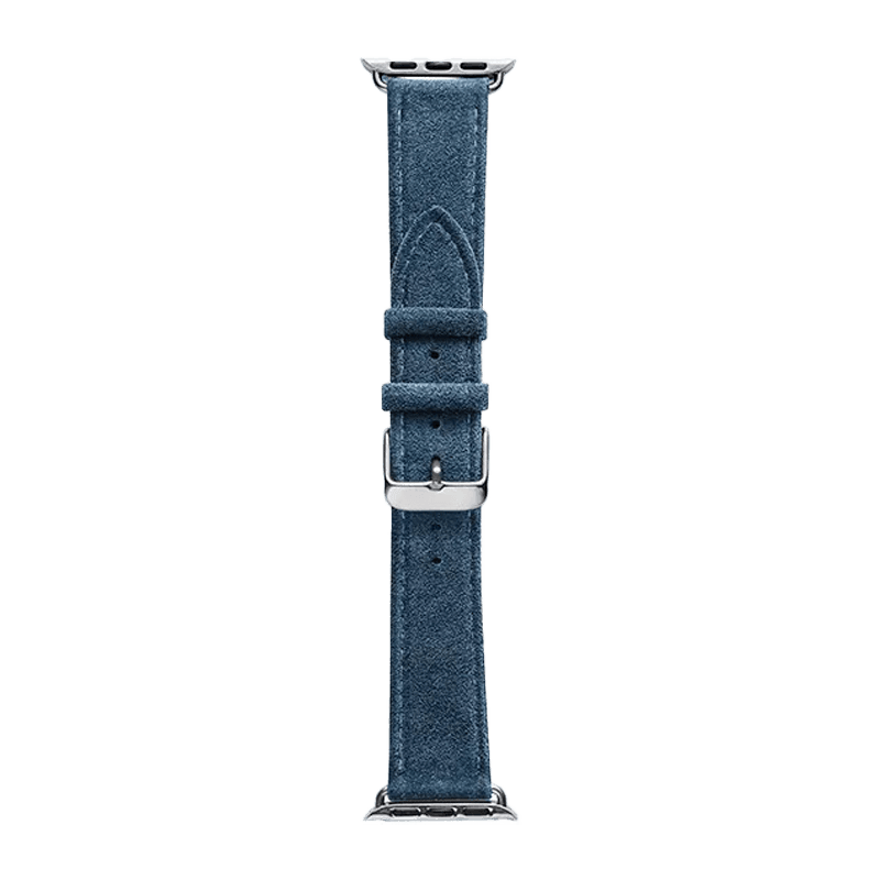 Alcantara Apple Watch Band With Buckle - Ocean Blue - 38/40/41mm - Alcanside