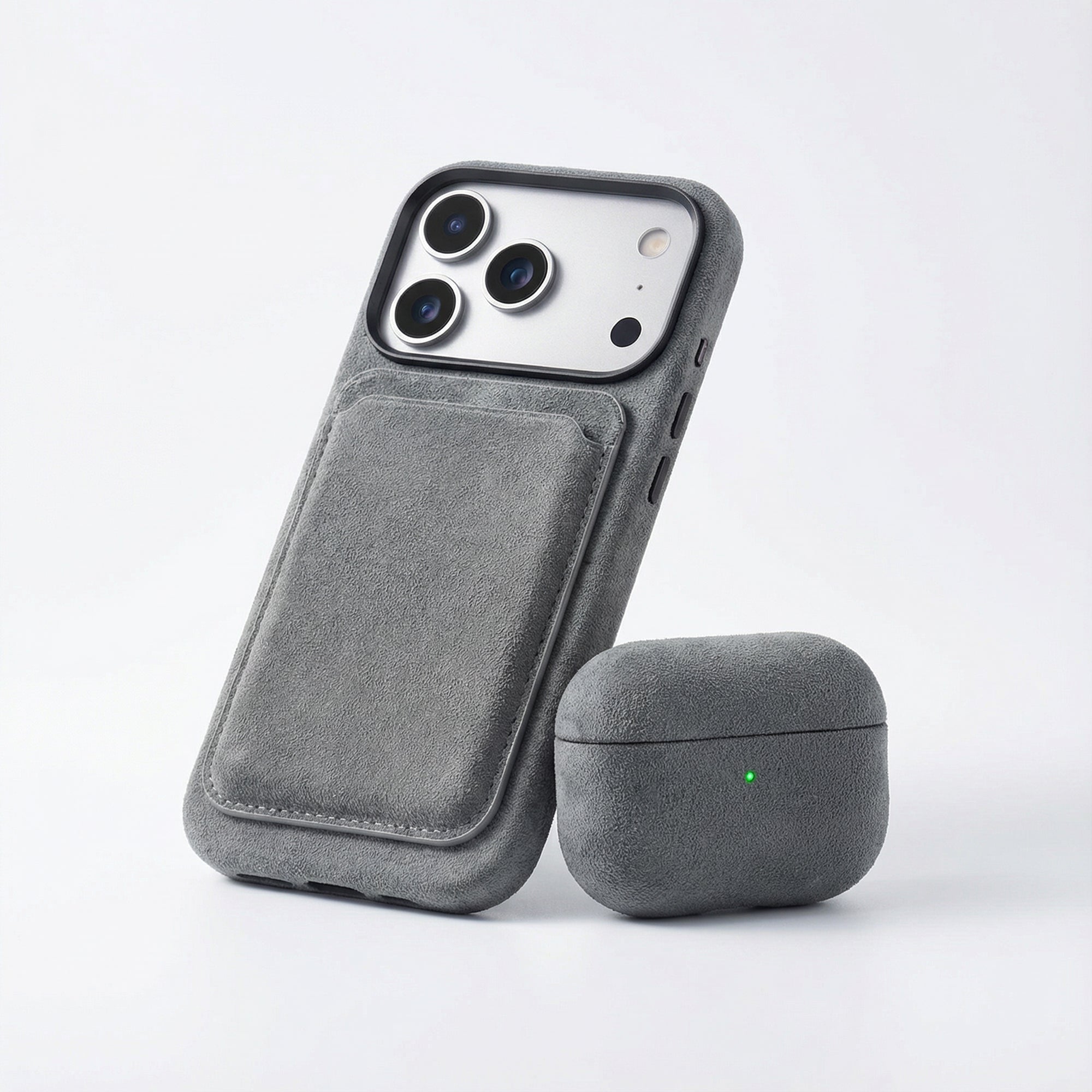 AirPods Pro Alcantara Case - Nardo Gray - Alcanside