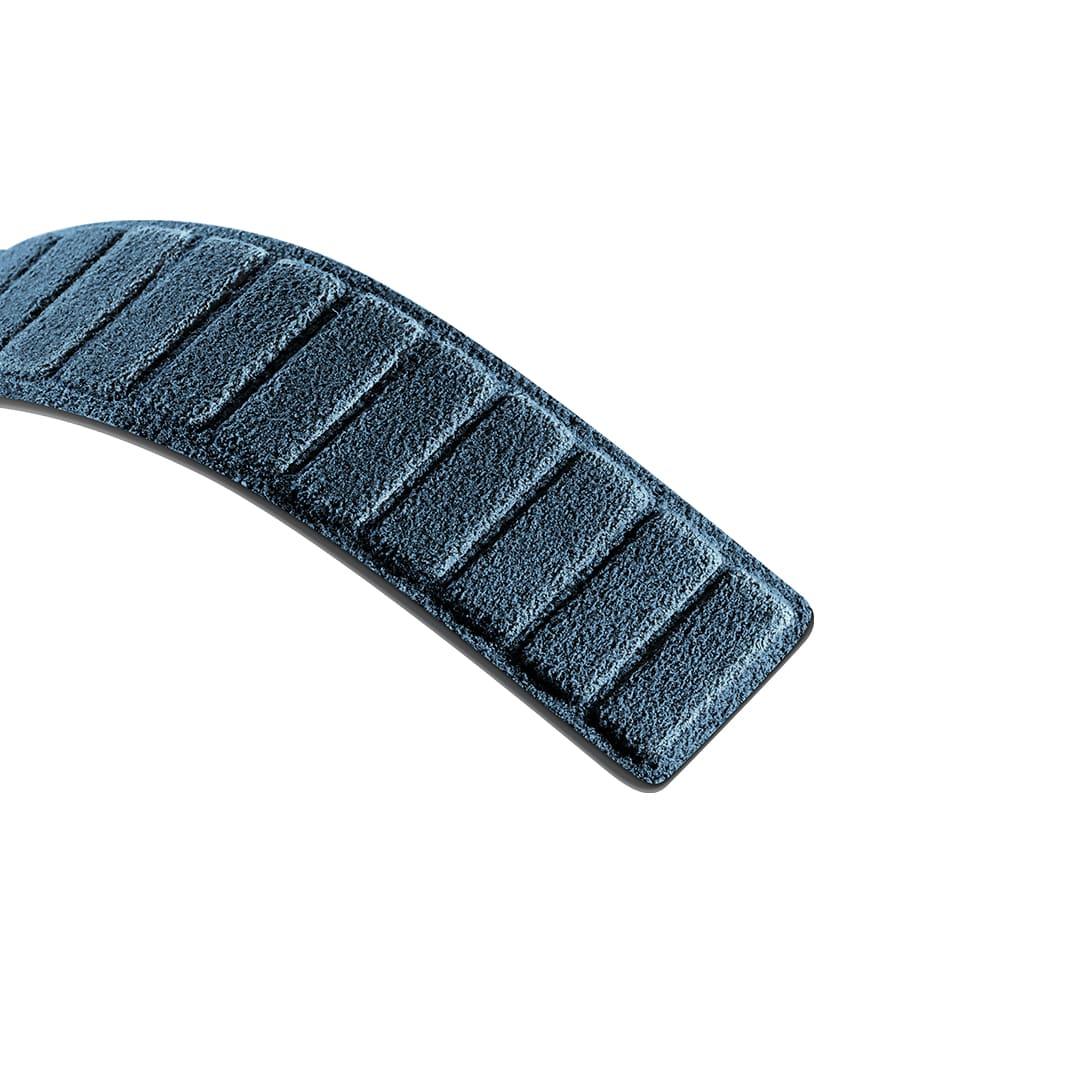 Alcantara Apple Watch Band - Ocean Blue - 42/44/45/46mm & Ultra (49mm) - Alcanside