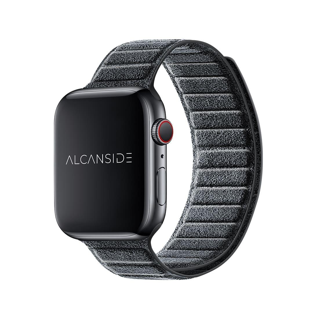 Alcantara Apple Watch Band - Space Grey - 42/44/45/46mm & Ultra (49mm) - Alcanside