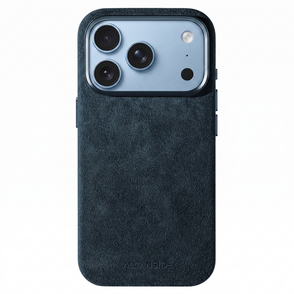 iPhone 18 Pro - Alcantara Case - Navy Blue #iPhone model:_iPhone 18 Pro|iPhone 18 Pro Max