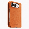 iPhone Duo - Alcantara Case - Orange