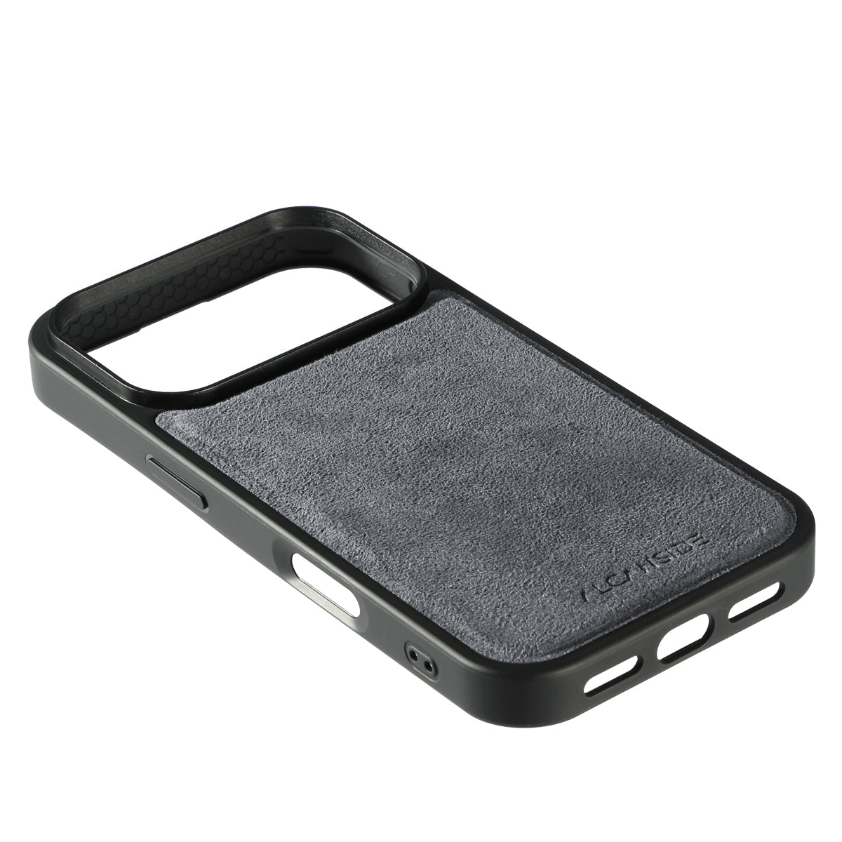 iPhone 17 Pro Max - Alcantara Back Cover - Nardo Gray - Alcanside